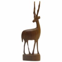 Hand Carved Wooden Antelope Made in Africa