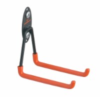 Racor 5 in. L Vinyl Coated Black/Orange Steel Small Extended U Hook 40 lb. capacity 1 pk -