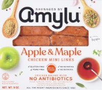 Sausages by AMYLU Apple & Maple Chicken Antibiotic Free Mini Sausage Links