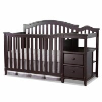 Sorelle 3350-E Berkley Crib & Changer, Espresso - 70 x 32 x 44 in.