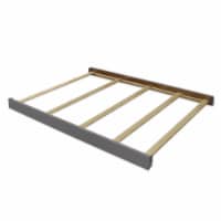 Sorelle Furniture 224-GR 224 Full Size Bed Rail, Gray - 55 x 76 x 5 in.