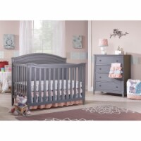 Sorelle Furniture 665 GR Berkley Round Top Panel Crib Gray 55 x 30 x 44 in. 1 Foods Co