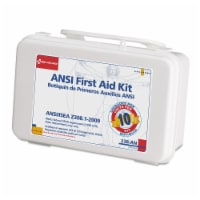 First Aid Only™ Ansi-Compliant First Aid Kit, 64 Pieces, Plastic Case 238-AN