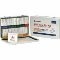 First Aid Only First Aid Kit,75 People,Metal,13-3/4in.W  90701