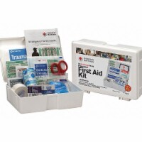 American Red Cross FirstAidKit w/House,43pcs,2 3/8x5.5 ,WHT 9160-RC Perspective: Main
