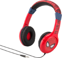KidDesigns Marvel Spider-Man Youth Headphones - Red/Black Perspective: Main