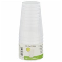 Sensations Plastic Tumbler Glasses - 8 pk - Clear Perspective: Main