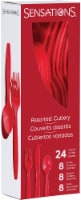 Sensations Assorted Cutlery - Classic Red Perspective: Main