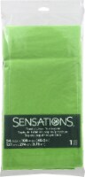 Sensations Plastic Lined Tablecover - Fresh Green Perspective: Main