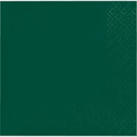 Sensations Beverage Napkins - Hunter Green Perspective: Main