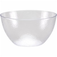 Creative Converting 347886 60 oz Clear Pebble Plastic Bowls - 12 Count