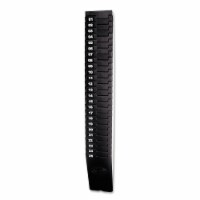 Lathem Time Expandable Time Card Rack 25-Pocket Holds 7  Cards Plastic Black 257EX