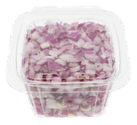 Market Cuts Diced Red Onions