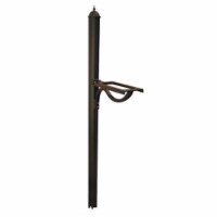 Richland Mailbox Post SPK-679-BLK Decorative Mailbox Post-Black