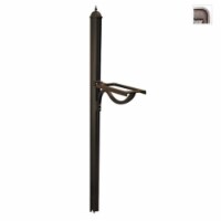 Richland Mailbox Post SPK-679-SW Decorative Mailbox Post-Swedish Silver