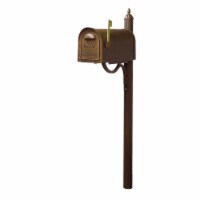 Classic Curbside Mailbox With Richland Mailbox Post