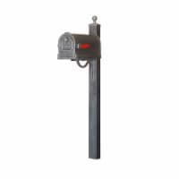 Special Lite SCS-1014-SPK-710-SW Savannah Curbside with Springfield Mailbox Post, Swedish Sil