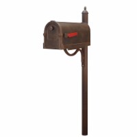 Savannah Curbside Mailbox With Richland Mailbox Post