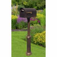 Special Lite SCC-1008-SPK-590-CP Classic Curbside with Bradford Direct Burial Mailbox Post, C