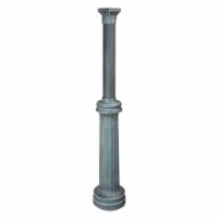 Special Lite Products SPK-590-VG Bradford Wrap Around Base Kit Direct Burial Mailbox Post, Ve