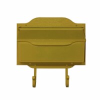 Special Lite Products SHA-1002-YEL Mid Modern Asbury Horizontal Mailbox, Yellow