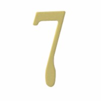 Mailbox Accessories BR3-7 Brass Address Numbers Size - 3 Number - 7-Brass