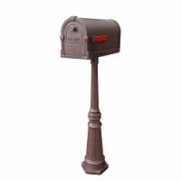 Savannah Curbside Mailbox And Tacoma Surface Mount Mailbox Post With Base