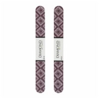 Diamond Cosmetics® Fun Nail File - Purple/White