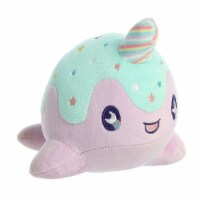 Aurora Tasty Peach 7 Pastel Lollipop Nomwhal Purple Stuffed Animal