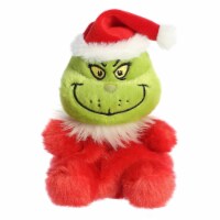 Aurora Mini Red Dr. Seuss Palm Pals 5 inch Santa Grinch Whimsical Stuffed Animal Perspective: Main