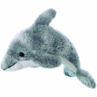 Aurora Adorable Mini Flopsie Dorsey Dolphin Stuffed Animal - Gray 8 Inches