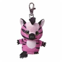 Stripee YooHoo Plush Pink Zebra Clip On by Aurora - 29055
