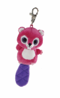 Yoohoo and Friends Plush Ca Key Clip - Pink Perspective: Main