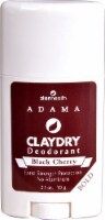 Zion Health  Claydry Aluminum Free Deodorant Black Cherry Bold Perspective: Main