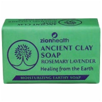 Zion Health Ancient Clay Soap with Rosemary Lavender Perspective: Main