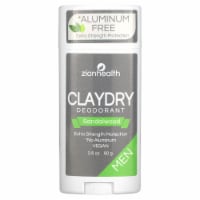 Zion Health  Claydry Aluminum Free Deodorant Sandalwood Men