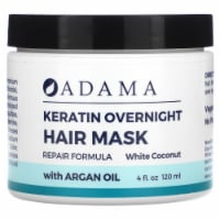 Zion Health Adama Keratin Overnight Hair Mask White Coconut - 4 fl oz (120 ml) Perspective: Main