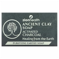 Zion Health Ancient Clay Soap Activated Charcoal