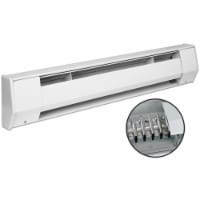 King Electric 4K1210BW 4 ft. 120V K Baseboard Heater - 1000W, White