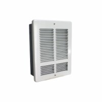 King Electric W1215-T-W 120V W Wall Heater - 1500 & 750W with Single Pole, Stat White