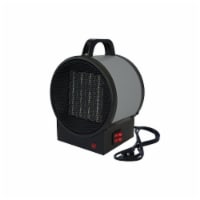 King Electric PUH1215T 120V PUH Portable Heater with 750-1500W Ceramic, Stat Gray