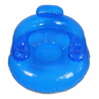 Swim Central 32234172 43 in. Inflatable Transparent Swimming Pool Bubble Chair, Blue