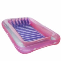 Swim Central 32234173 12 in. Inflatable Water Sports Tub Pool Raft Lounger, Pink & Purple