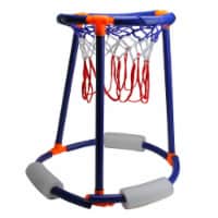 Swim Central 30925480 24 in. Tall Boy Basketball Swimming Pool Game Stand, Blue & White