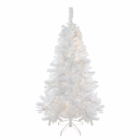 Northlight 7.5' Pre-Lit Medium Iridescent Pine Artificial Christmas Tree - Multi-Color LED