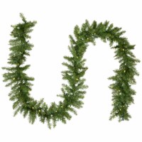 Northlight 9' x 10 Pre-Lit Northern Pine Artificial Christmas Garland - Warm White LED