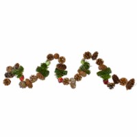 Northlight 5' x 5.25  Apples and Pine Cone Artificial Christmas Garland - Unlit