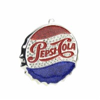 Northlight 3 Blue and Red PEPSI COLA Bottle Cap Logo Christmas Ornament