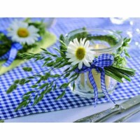 Northlight 32038853 11.75 x 15.75 in. LED Lighted Flickering Daisy Tea Light Candle Canvas Wa