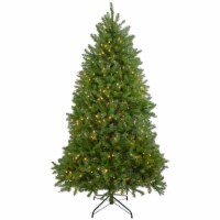 Northlight 7.5' Pre-Lit Green Medium Northern Pine Artificial Christmas Tree - Warm Clear LED